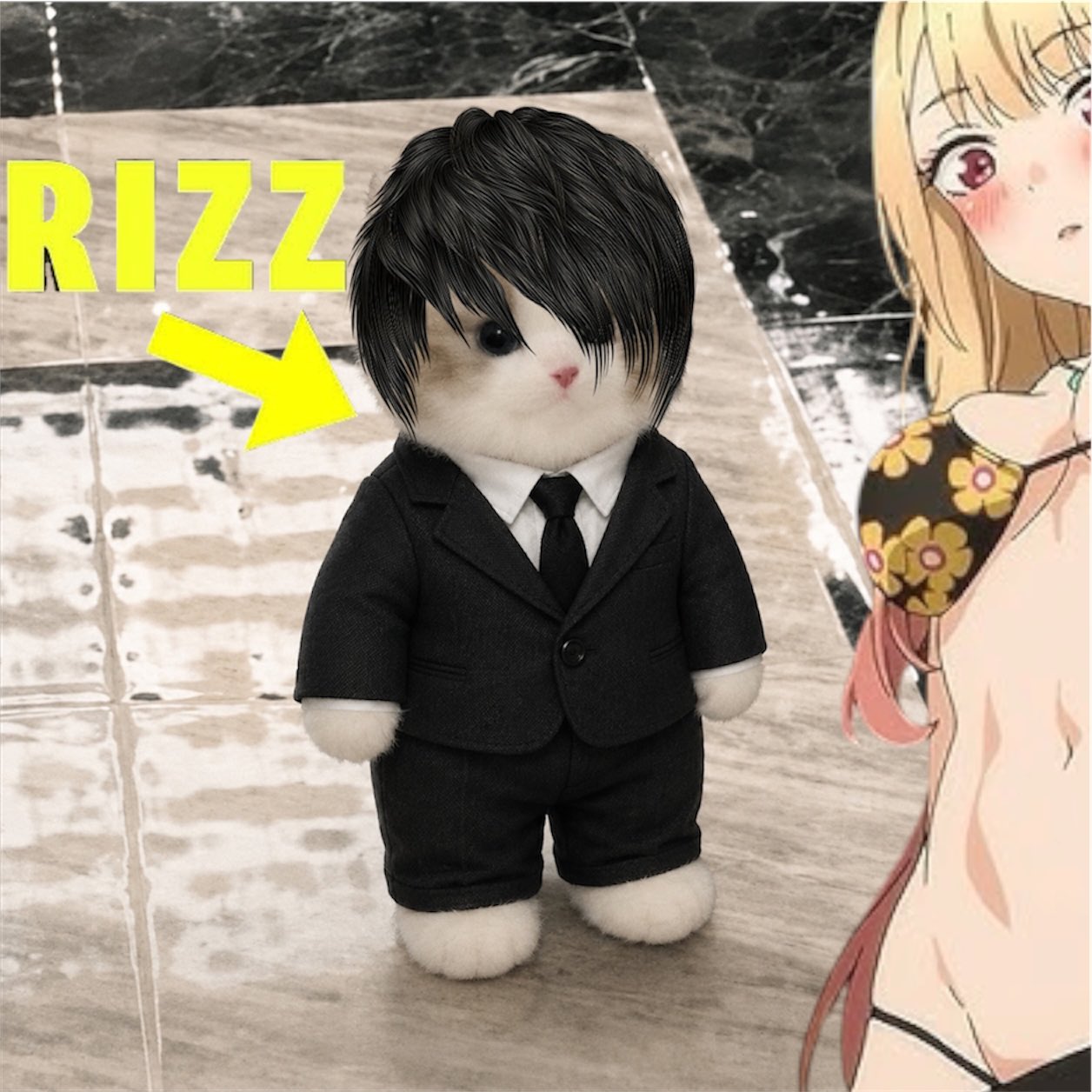 Cat with rizz, certified heartbreaker.